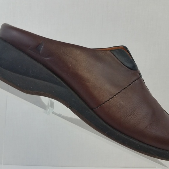 Murtosa Shoes Mutosa Womens Brown Leather Mules Sz 85 Porutgal